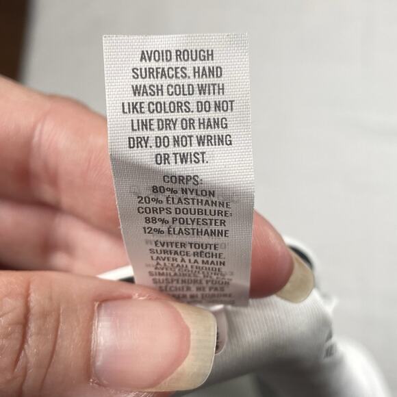 Aerie Swimsuit Bottoms Women's Size XL Striped Black White Summer Vacation Beach - Picture 5 of 5